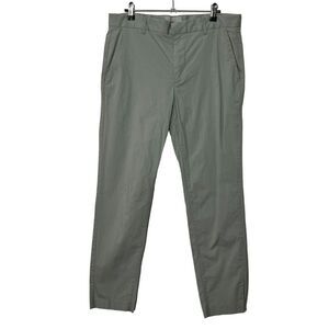 Everlane Mens Chino Pants Green Cotton Blend Flat Front 32 x 30